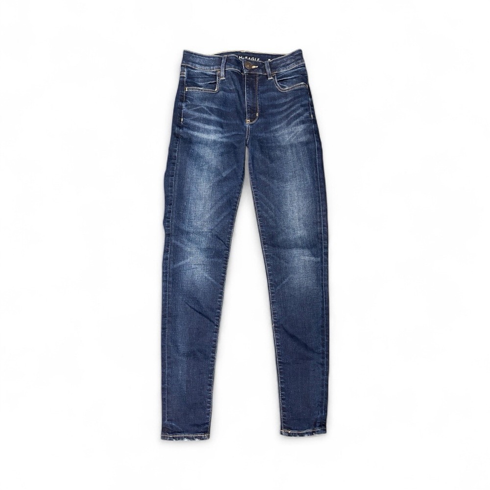 American Eagle Outfitters Women Jeans High Waisted‎ Skinny  Super Stretch Size 6
